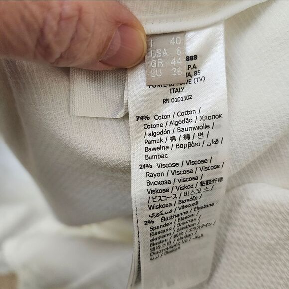 Stefanel‎ women's sleeveless button cardigan size 6 - Picture 7 of 11